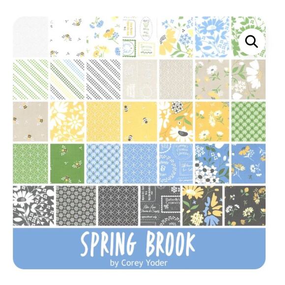 MODA Spring Brook F8 Bundle 9x22" by Corey Yoder 29110F8 - Picture 6 of 8